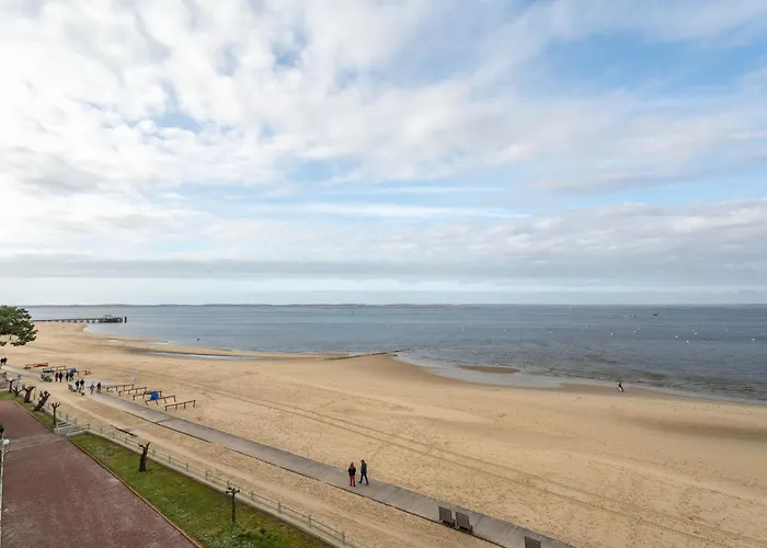 Avec Balcon, Parking Prive, Acces Direct Plage, Proche Centre - Fr-1-319-44 Arcachon