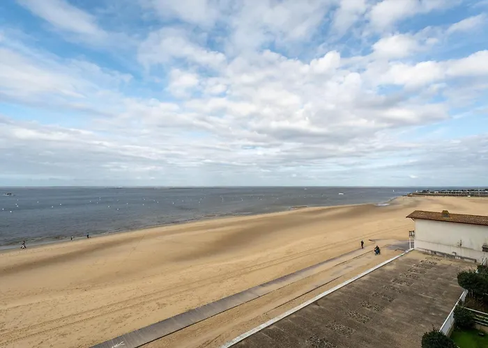 Avec Balcon, Parking Prive, Acces Direct Plage, Proche Centre - Fr-1-319-44 * Arcachon